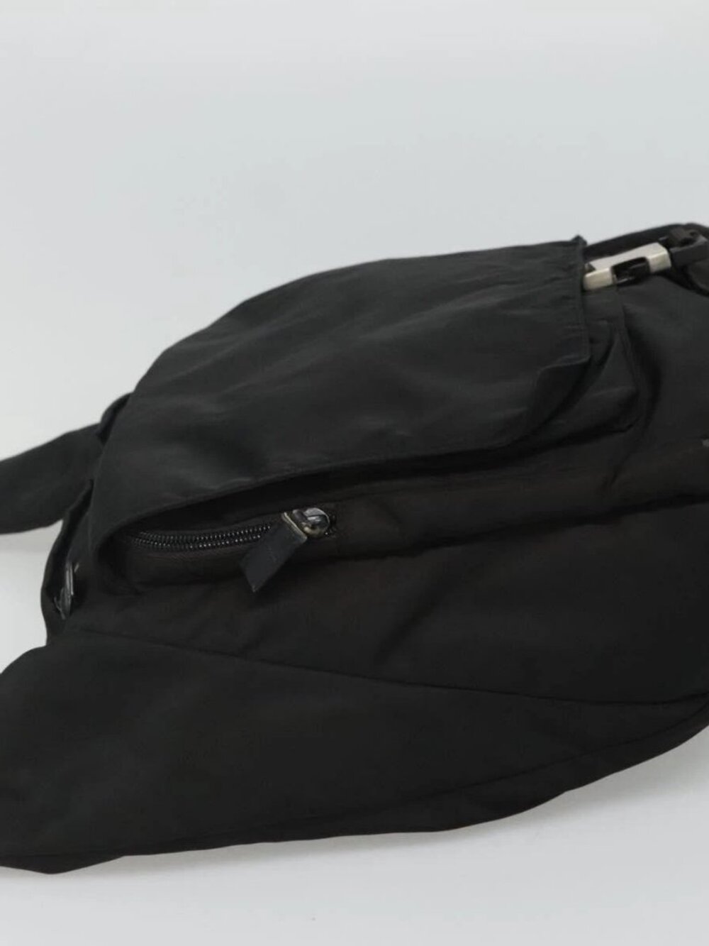 PRADA Shoulder Bag Nylon Black - Picture 6 of 16